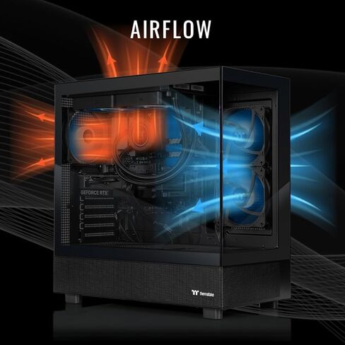 سطح المكتب للألعاب Thermaltake LCGS View 5860T-270 (AMD Ryzen™ 7 5800X3D، ToughRam DDR4 3600Mhz 32GB ذاكرة RGB، NVIDIA® GeForce RTX™ 5060 Ti 8GB، 1 تيرابايت NVMe M.2، WiFi، Windows 11) V27B-B55K-56T-LCS in Saudi Arabia