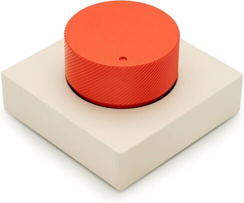 Anticater VK-01 Wireless Volume Knob - Bluetooth & 2.4 GHz Audio Controller for Windows & Mac, USB-C Wired Option, CNC Aluminum Media Dial with Custom Macro Software (Coating - Orange Red) in Kuwait