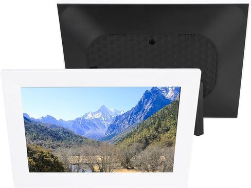Digital Photo Frame, 10.1in 1280 x 800 Touch Screen Wall Mountable Auto Rotate Smart Electronic Photo Frame, Support SD Card, Share Photos Videos via APP (US Plug) in Saudi Arabia