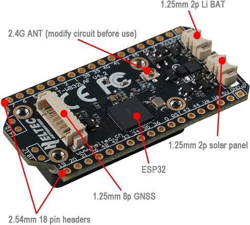 915MHz ESP32 LoRa 32 V4 Development Board + LoRa Antenna 915 MHz for Meshtastic IOT LoraWan Gateway, Compatible with Heltec LoRa32 V3 (Pack of 2) in Saudi Arabia