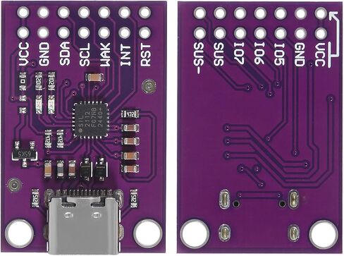 1PCS CP2112 Adapter Type-C MCU-2112 Debug Board USB to SMBus I2C Communication Module with USB C Cable with Dupont Cable in Saudi Arabia