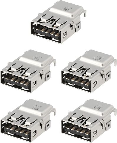 SING F LTD 5 قطع من النوع A أنثى USB 3.0 9-Pin موصل متوافق مع أجهزة الكمبيوتر المحمولة المحمولة USB استبدال منفذ الشحن in Kuwait