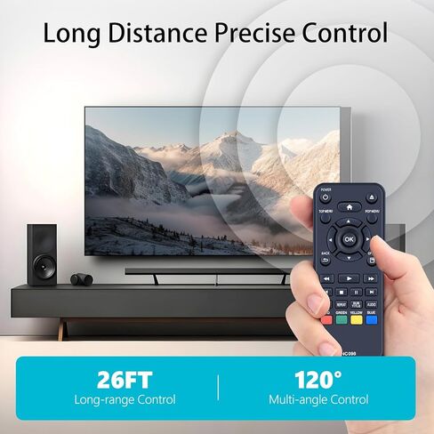 NC098 NC098UL Replacement Remote Control for Philips Disc DVD Player BDP1502 BDP1502F7 BDP1502/F7 BDP1502 F7 BDP1502/F7A BDP1502/F7B BDP1502F7A BDP1502F7B in Saudi Arabia