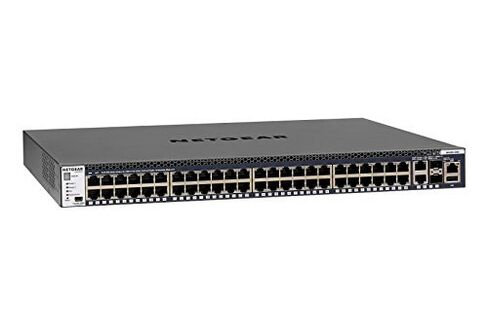 Netgear GSM4352S M4300-52G 48-Port 1G محول مُدار قابل للتكديس مع 2x 10GBASE-T و2x SFP+ وصلات صاعدة [بدون PoE] (متجدد) in Kuwait