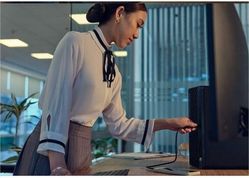 كمبيوتر مكتبي HP ProDesk 4 G1i - Intel Core Ultra 7 265 - تقنية vPro - 16 جيجابايت - 512 جيجابايت SSD - Tower - جاك أسود - شريحة Intel Q870 - Windows 11 Pro - Intel DDR5 SDRAM - لوحة مفاتيح باللغة الإنجليزية - 280 وات in Kuwait