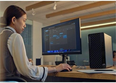 كمبيوتر مكتبي HP ProDesk 4 G1i - Intel Core Ultra 7 265 - تقنية vPro - 16 جيجابايت - 512 جيجابايت SSD - Tower - جاك أسود - شريحة Intel Q870 - Windows 11 Pro - Intel DDR5 SDRAM - لوحة مفاتيح باللغة الإنجليزية - 280 وات in Kuwait