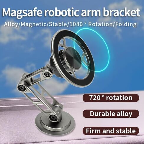 Magnetic Phone Holder for Your Car, Suction Phone Mount, Car Interior Accessories, Compatible with iPhone 17 16 15 & Android, Magnetic Suction Cup car Phone Holder with Navigation Support in Saudi Arabia