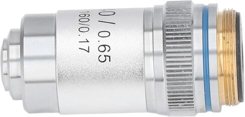 40X High Magnification Objective, Achromatic Microscope Objective 40X High Magnification 20.2mm Interface Standard RMS Silver for, Microscope Lenses in Saudi Arabia