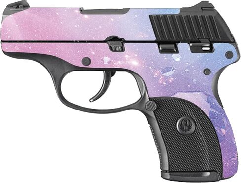 جلد لامع لامع من MightySkins متوافق مع Ruger LC9 9mm 3.12 Barrel - Pink Diamond | لمسة نهائية لامعة واقية ومتينة شديدة اللمعان | سهل التطبيق وتغيير الأنماط | صنع في الولايات المتحدة الأمريكية in Kuwait