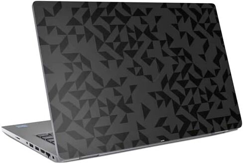 Skinit Decal Laptop Skin Compatible with Latitude 5420 - Officially Licensed Black Geometric Design in Saudi Arabia