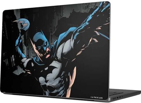 غلاف كمبيوتر محمول من Skinit متوافق مع جهاز MacBook Pro 14in (2021) - تصميم Warner Bros Batman Claws المرخص رسميًا in Saudi Arabia