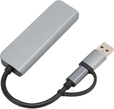 USB Hub, 4 in 1 5Gbps USB C to USB 3.0 Hub Splitter, USB Hub Extender USB3.0 Dongle for for OS, default in Saudi Arabia