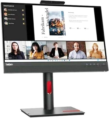 Lenovo ThinkCentre TIO22GEN5 شاشة 22 بوصة Class Webcam Full HD LED - 16:9 - أسود in Saudi Arabia