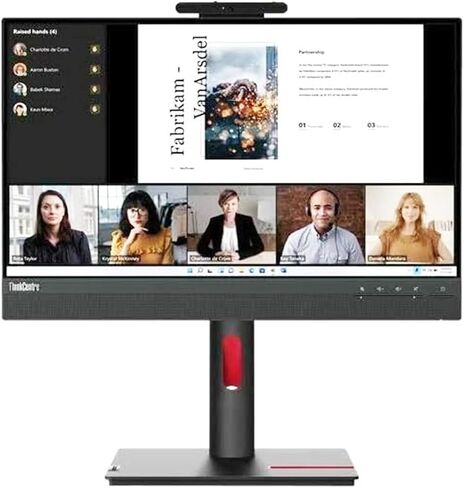 Lenovo ThinkCentre TIO22GEN5 شاشة 22 بوصة Class Webcam Full HD LED - 16:9 - أسود in Saudi Arabia