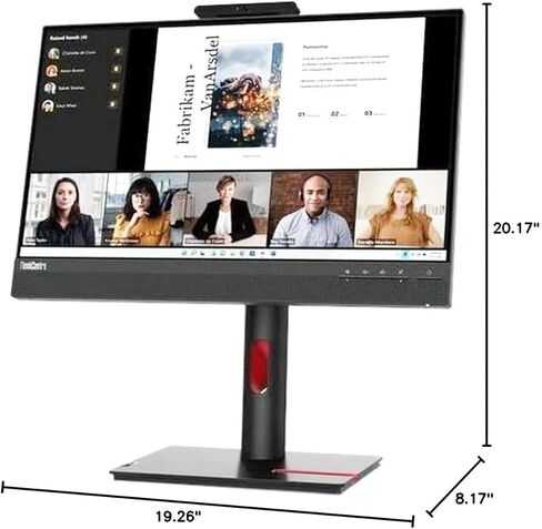 Lenovo ThinkCentre TIO22GEN5 شاشة 22 بوصة Class Webcam Full HD LED - 16:9 - أسود in Saudi Arabia