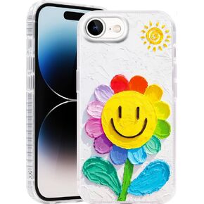 Compatible with iPhone 17 Case,with [Shockproof Protective][Camera Protection] Cute Butterfly Aesthetic Phone Cover Anti-Yellowing Soft Slim Cover for Women Girl-Purple in Saudi Arabia