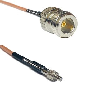 0.5 قدم RG316 N أنثى إلى TS-9 أنثى RF ضفيرة كابل محوري in Kuwait