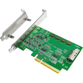 كابلات Micro SATA PCIe x8 Gen4 مع برنامج إعادة التشغيل إلى MCIO 74P AIC in Kuwait