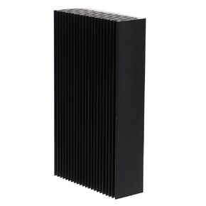 NOLITOY الألومنيوم الطاقة أشباه الموصلات بالوعة الحرارة 69x27x120mm أسود عالي الكثافة زعانف تبريد المبرد لLED اللوحة الأم الجهد المنظم Ic رقاقة التبريد in Kuwait