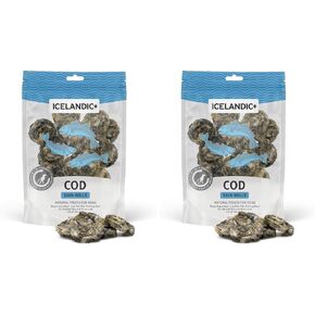 Icelandic+ Plus Cod Skin Rolls Dog Treat 3-oz Bag in Saudi Arabia