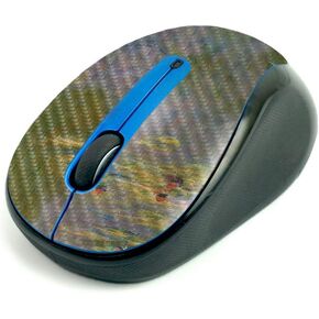 غلاف من ألياف الكربون MightySkins للفأرة اللاسلكية Logitech M325 - تصميم زهور، حماية، لمسة نهائية متينة من ألياف الكربون، سهلة الاستخدام | صنع في الولايات المتحدة الأمريكية in Kuwait