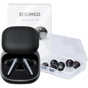 Memory Foam Ear Tips with Dust Mesh for Anker Soundcore Liberty 5 / Liberty 4 Pro Earbuds/Sport X20 (Not for Liberty 4 NC), Anti-Slip Replacement Ear Tip, No Silicone Pain, 3 Pairs (SML) in Kuwait