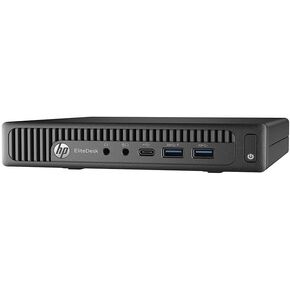 أجهزة الكمبيوتر المكتبية الصغيرة HP EliteDesk 800 G2 Mini PC، i5 Micro 32GB Ram 1TB SSD، AX210 WiFi مدمج، دعم الشاشة المزدوجة، HDMI، VGA، DP، Windows 11 Pro، لوحة ماوس TJJ لاسلكية من العلامة التجارية K&M (متجددة) in Kuwait