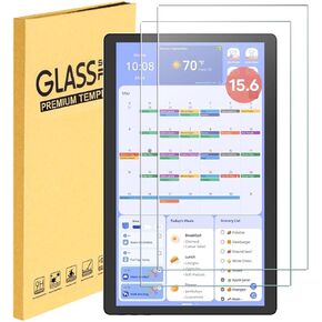 MUBUY-GOL 2 Pack Tempered Glass Screen Protector for Cozyla Digital Calendar+ 2: 15.6'', HD Clear,9H Hardness, Anti-Scratch Anti Fingerprint in Kuwait