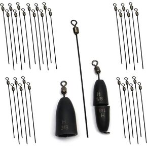 Harmony Fishing – Free Rig Wires – Turn Any Fishing Weight into a Free Rig (30 Pack) in Kuwait