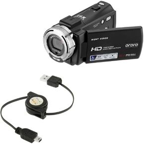 كابل BoxWave متوافق مع ORDRO HDV-V12 - miniSync، كابل مزامنة محمول قابل للسحب in Kuwait