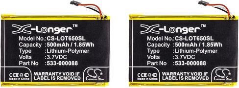 (2 Pack) XSP Battery for LOGITECH MX Master Touchpad T650 PN 1506 533-000088 HB303450 in Saudi Arabia