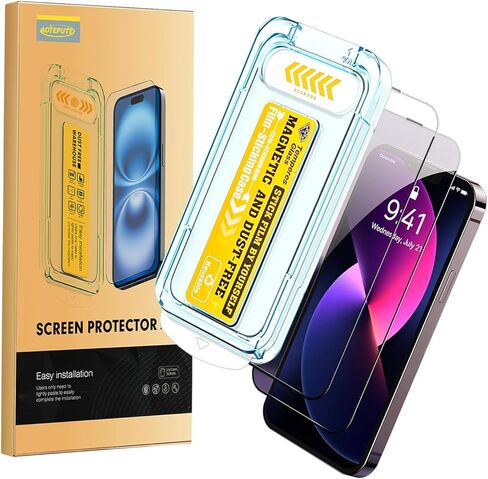 [عبوة من قطعتين] واقي شاشة لهاتف iPhone 16 Pro Max (6.9 بوصة) - صلابة 9H، تثبيت تلقائي مغناطيسي، مضاد لبصمات الأصابع، رفيع للغاية 0.28 مم، خالي من الفقاعات، حماية من الحافة إلى الحافة in Saudi Arabia