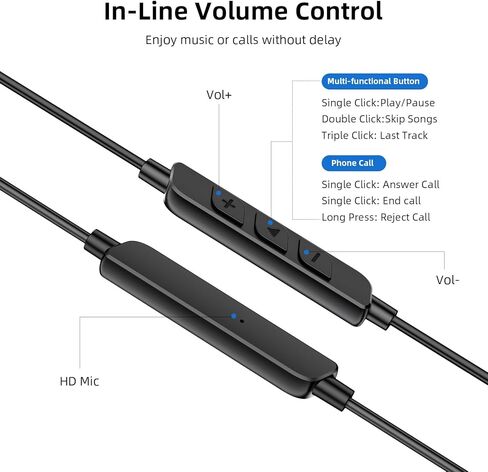 APETOO 3.5mm Open-Ear Headphones with Adjustable Earhook,Mic & Volume Control,4.9ft Wired Earbuds HiFi Stereo Anti-hurt Ear On-Ear Earphone for Chromebook Kids School Tablet Airplane Travel Laptop MP3 in Saudi Arabia