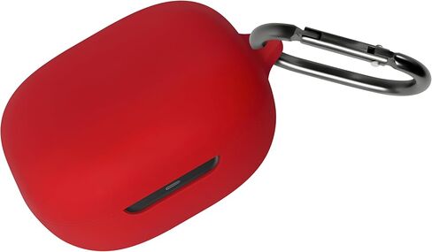 Geiomoo Silicone Case for SHOKZ OpenFit 2+ T921, Soft Flexible Scratch Resistant Protective Cover with Carabiner (Black) in Saudi Arabia