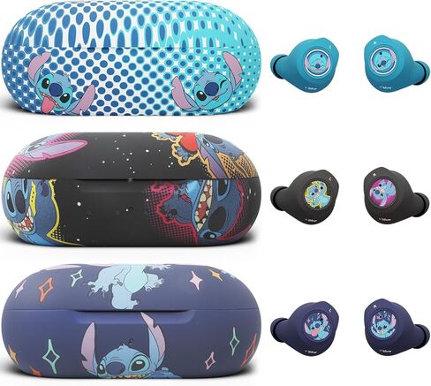 سماعات أذن iJoy Lilo and Stitch Stuff بلوتوث اللاسلكية | مجموعة هدايا ليلو وستيتش مع 3 مجموعات من سماعات البلوتوث in Kuwait