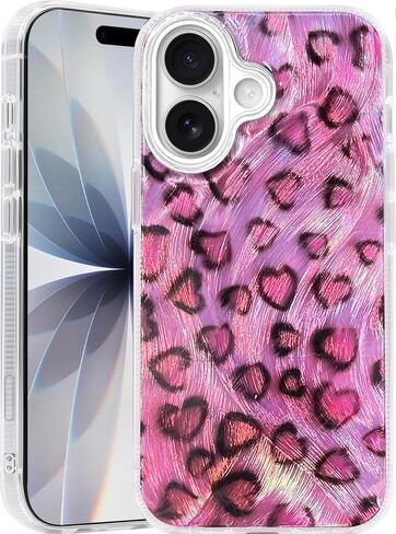 Compatible with iPhone 17 Case,with [Shockproof Protective][Camera Protection] Cute Butterfly Aesthetic Phone Cover Anti-Yellowing Soft Slim Cover for Women Girl-Purple in Saudi Arabia