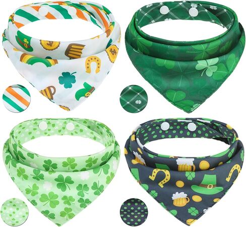 PAWCHIE Fall Dog Bandanas Small عكسها أنماط الحيوانات الأليفة وشاح مثلث المرايل - قابل للتعديل مع اثنين من الطقات - مجموعة منديل الملحقات للكلاب والجرو والقطط in Kuwait