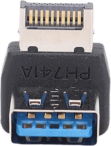 Yoidesu Type E. USB3.2 90 Degrees Adapter, USB3.2 Type E Przedsibiorstwo Panel Panel Plugin and Plain - Signal Transmission for Computer Motherboard (PH741A) in Saudi Arabia