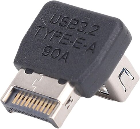 Yoidesu Type E. USB3.2 90 Degrees Adapter, USB3.2 Type E Przedsibiorstwo Panel Panel Plugin and Plain - Signal Transmission for Computer Motherboard (PH741A) in Saudi Arabia