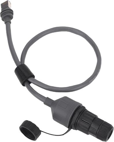 محول إيثرنت مستطيل SPX إلى RJ45 كابل مقرنة ذكر إلى أنثى 24AWG IP68 مقاوم للماء لأداء مسطح عالي in Saudi Arabia