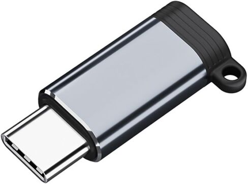 محولات USB C ذكر إلى 8Pin أنثى مع شحن فعال ونقل بيانات للهاتف 15 ومحول سبائك الألومنيوم للهواء in Kuwait