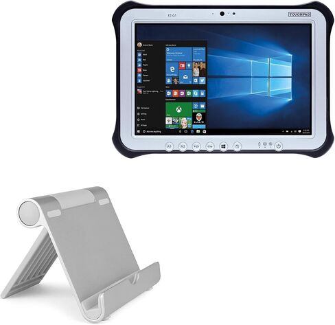 حامل وحامل BoxWave متوافق مع Panasonic Toughpad FZ-G1 - حامل ألومنيوم VersaView، محمول، عرض متعدد الزوايا، قوي in Kuwait