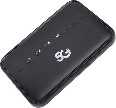 5G Wi Fi Mobile Hotspot, Worldwide High Speed WiFi6 Hotspot for Travel, IP54 & 10000mAh Rechargeable, Portable Unlocked Gigabit Router with Nano SIM Card Slot in Saudi Arabia