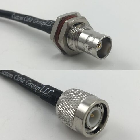 12 بوصة RGU178 BNC أنثى الحاجز الكبير إلى TNC ذكر ضفيرة الطائر RF كابل محوري 50ohm سريعة الولايات المتحدة الأمريكية الشحن in Saudi Arabia