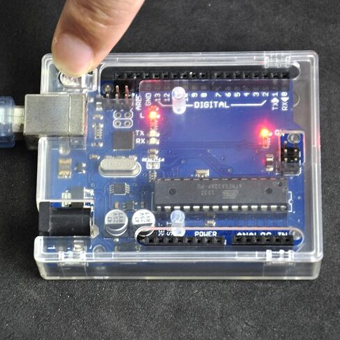 حامل بطارية Gikfun 9v وحافظة Uno R3 متوافقة مع Arduino UNO R3 DIY in Kuwait