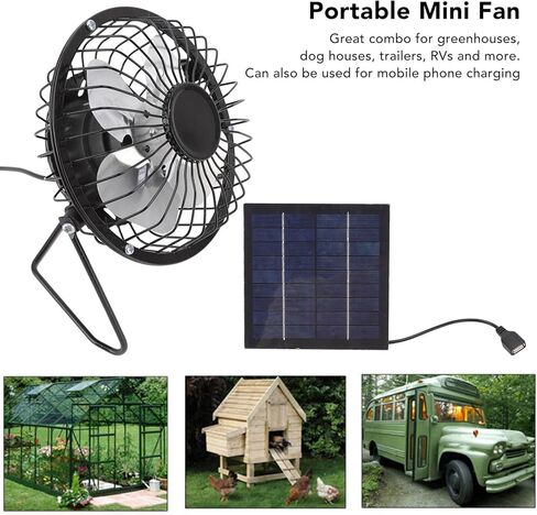 Solar Panel Fan in Saudi Arabia