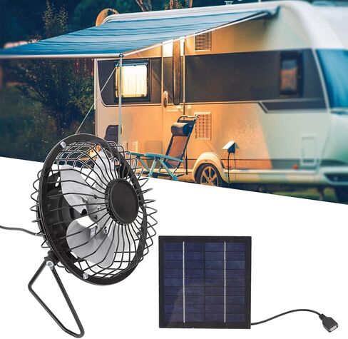 Solar Panel Fan in Saudi Arabia