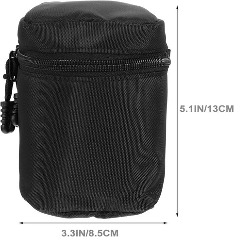 DOITOOL Waterproof Shockproof Nylon Pouch for Dslr Camera Lens with Zipper Closure, Compact Protective Lens Case for Photography and Travel in Kuwait