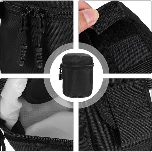 DOITOOL Waterproof Shockproof Nylon Pouch for Dslr Camera Lens with Zipper Closure, Compact Protective Lens Case for Photography and Travel in Kuwait