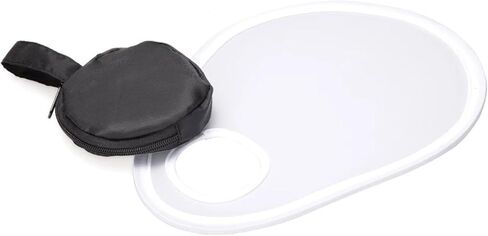 Camera Diffuser - White Speedlight Diffuser with Storage Bag 30cm Macro Soft Light Accessory Photography Tool Weddings Portrait Studio Professional Camera Equipment in Saudi Arabia